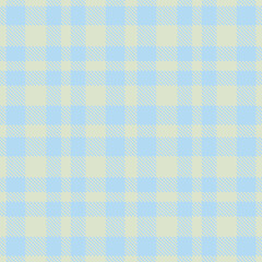 Plaid pattern seamless. Dusky light grey & Smoky powder blue Tartan Fabric Design. 