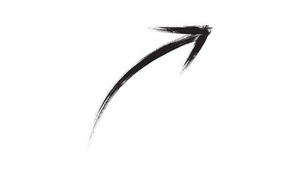 hand-drawn arrow marker isolated PNG transparent&mdash;hand-drawn brush stroke arrows on transparent background.