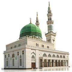 -masjid-an-nabawi--on-white-background