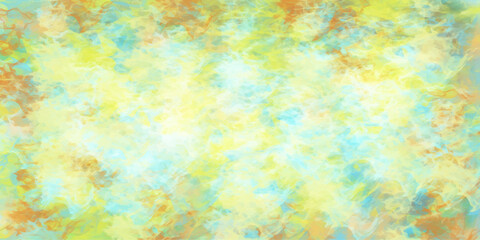 Ethereal Swirling Background in Pastel Smoke Colors.
Abstract colorful background featuring soft swirling smoke in aqua, yellow, and orange hues with a dreamy, ethereal texture