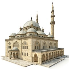 masjid-e-aqsa--on-white-background 