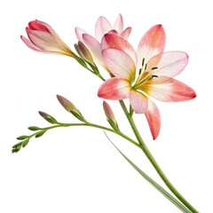 Naklejka premium orange lily isolated on white
