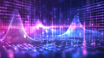 Artificial Intelligence or machine learning vector design. Quantum computer technology concept with circuit board and motherboard texture background design. Waves flow quantum explosion.
