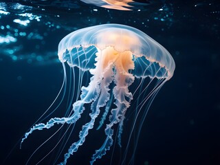Obraz premium jelly fish in the aquarium