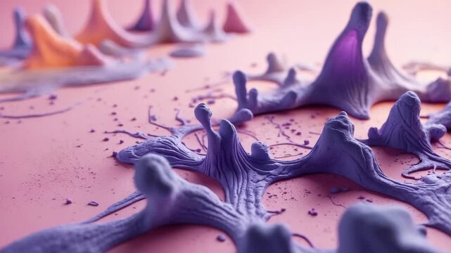 Klebsiella pneumoniae examined through microscope analysis of colonies.