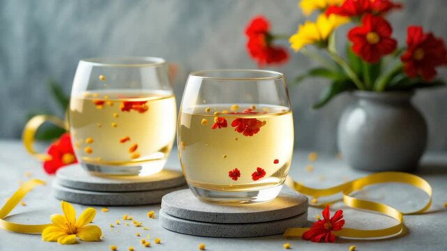 Homemade fresh sima mead. A lasting custom. Celebrating spring and graduation.