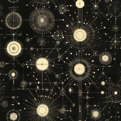 mathematical diagram black and white