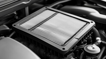 Air filters for car engines.
 