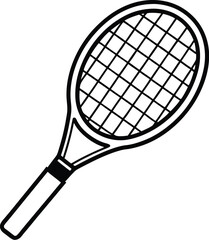Tennis bat silhouette vector designs 21