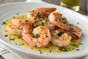 Garlic butter shrimp