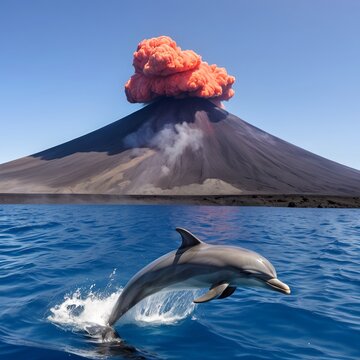 dolphin in the sea
