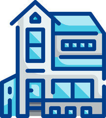 house illustration on a white background    