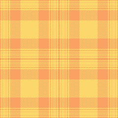 Vintage pale gold Tartan patterns fabric texture. Traditional Soft apricot Seamless Tartan