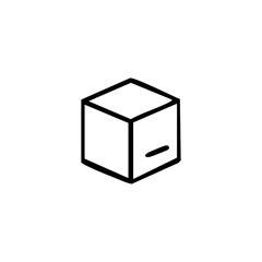 vector illustration of elements with package symbols