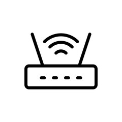 Wi Fi icon vector. Wireless router logo design. Wifi vector icon illustration isolated on white background