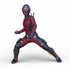 サイバーマン　3DCGレンダリング