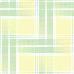 Traditional Seamless Tartan featuring Pastel white and Deep eggshell Fabric Design