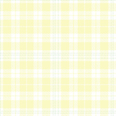 Traditional Seamless Tartan featuring Vivid white and Traditional egg shell Fabric Design