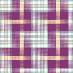 Bright silver and Fire white Seamless Tartan Fabric Design