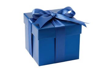 Obraz premium Elegant present with ribbon for celebration and special day isolated on white background