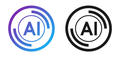 digital technology artificial intelligence icon