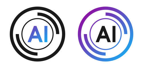 digital technology artificial intelligence icon