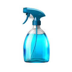 Blue Cleaning Spray Bottle with Trigger Sprayer for Home Cleaning and Hygiene