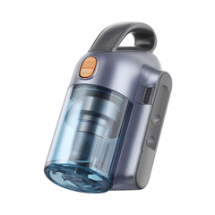 Powerful Handheld Vacuum Cleaner with Transparent Dustbin Modern Cordless Cleaning Device