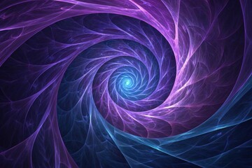 Electric Spiral Vortex with Fractal Energy