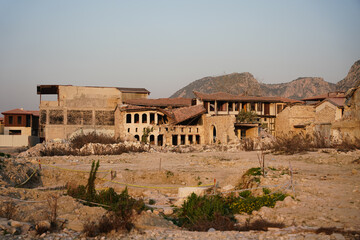 Damaged building in Antakya, Hatay after 6 February 2023 Earthquakes