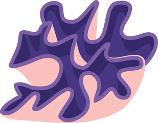Purple Coral Illustration