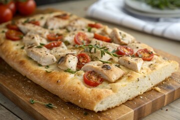  Italian chicken focaccia