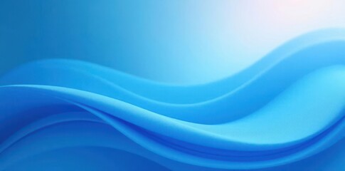 Fototapeta premium Soft gradient blue hue with wavy texture and gentle swirls, abstract design, calming atmosphere