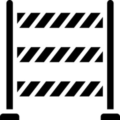 barrier illustration on a white background     