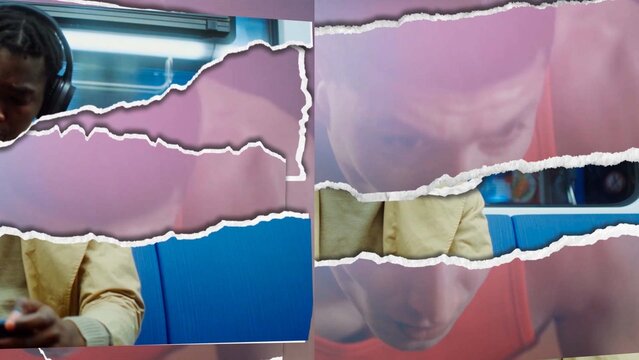 Template contains 2 torn paper realistic transition effects. You can customize the color of the torn paper according to your needs.