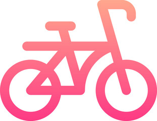 bycicle illustration on a white background