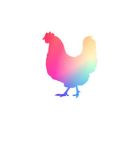 Just a Girl Who Loves Peckers – Funny Colorful Chicken Design