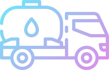 delivery truck illustration on a white background     