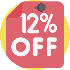 discount illustration on a white background  