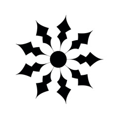 Flower design pattern on white background