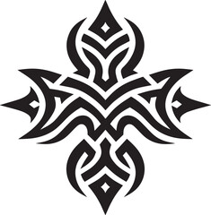 Obraz premium Tribal tattoo design illustration 