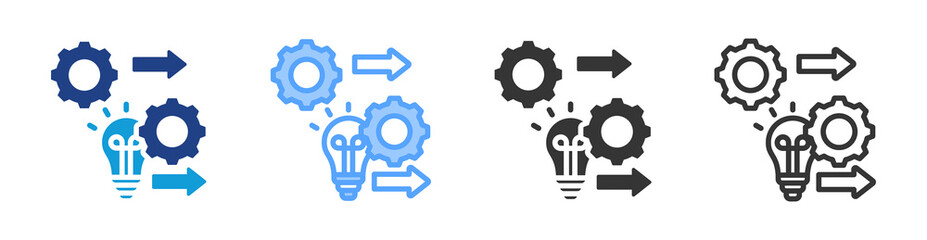 Tech Skills Blue Icon