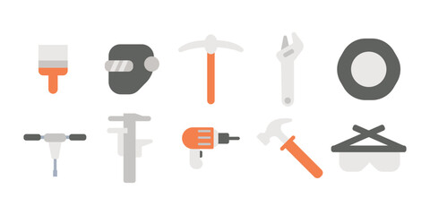 Construction Worker Tool Set
