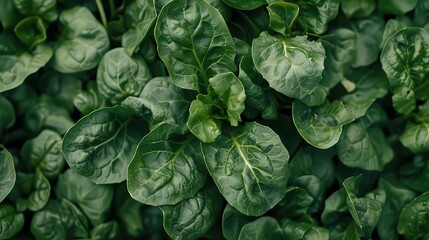 Obraz premium A green leafy vegetables, Generative AI illustrations.