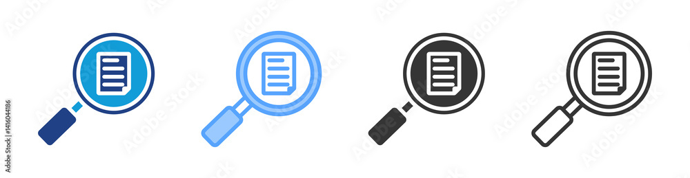 Aufkleber Information icon set multiple style collection