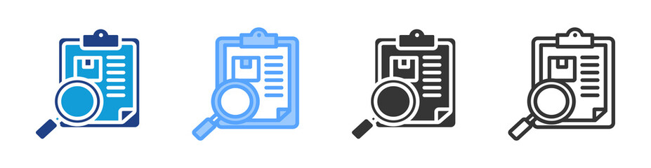 Provide Detail icon set multiple style collection