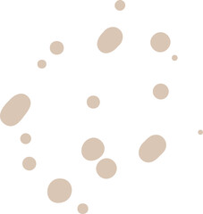 Light Beige Hand Drawn Dot Pattern