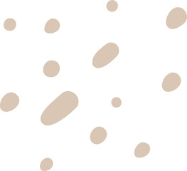 Rust Brown Dot Scatter