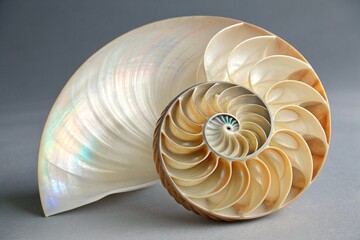 Obraz premium spiral nautilus shell