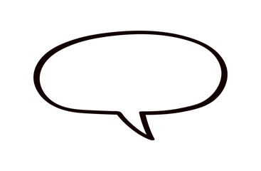 手描きのフキダシ